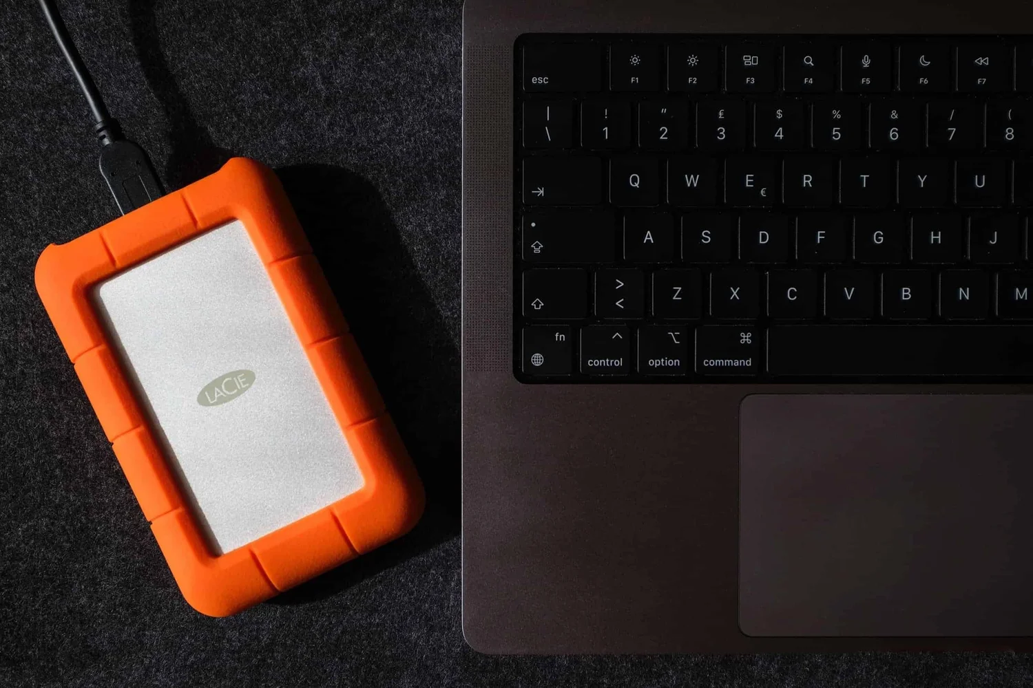 LaCie rugged external hard drive