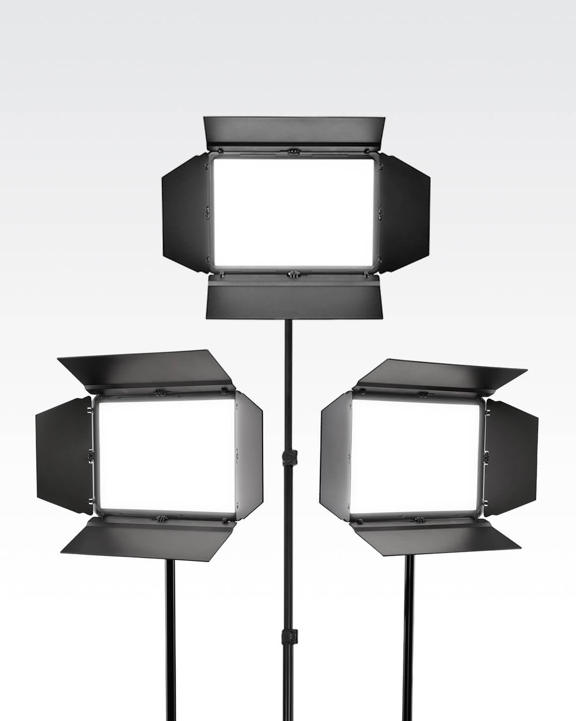 LED panel lights setup