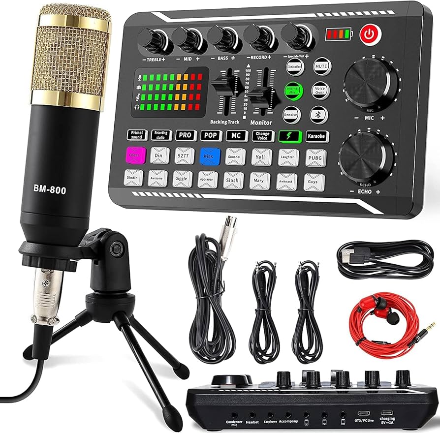 Audio interface and microphone setup