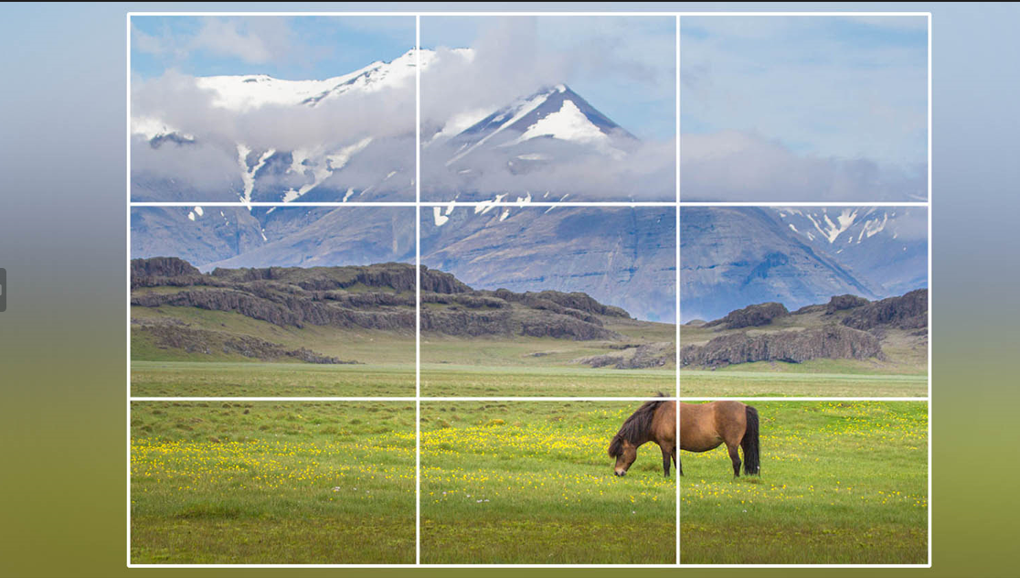 Rule of thirds composition example