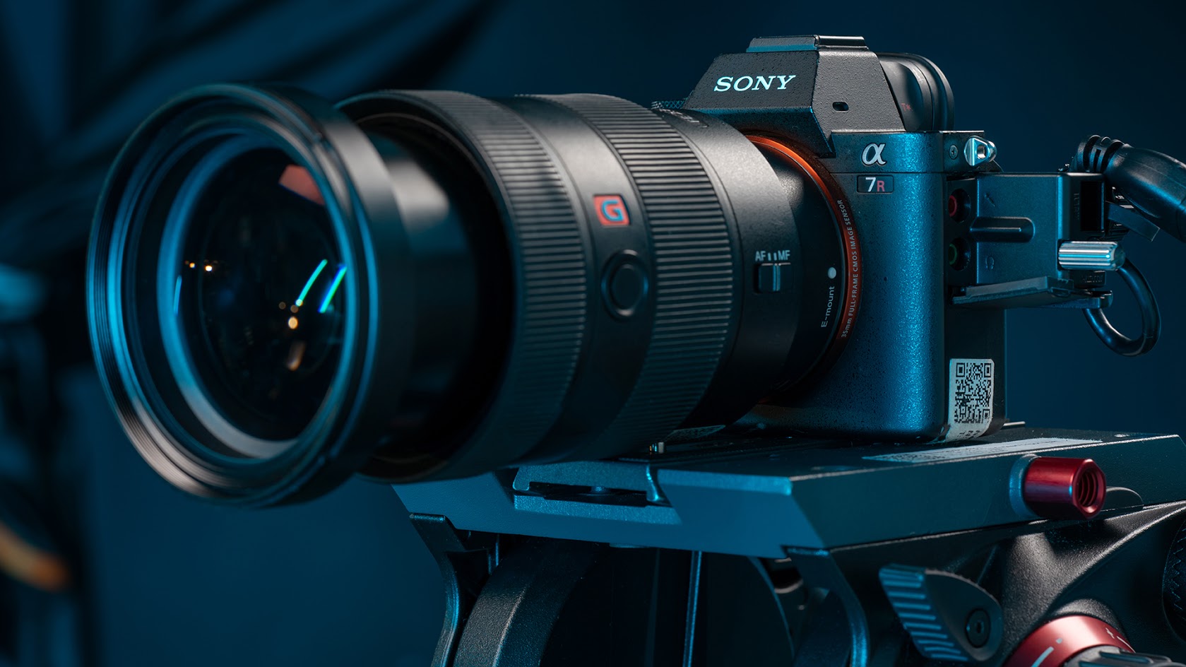 Sony Alpha mirrorless camera setup